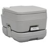 vidaXL Portable Camping Toilet Grey 10+10 L