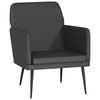 vidaXL Armchair Black 61x78x80 cm Faux Leather