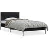 vidaXL Bed Frame without Mattress Black 90x190 cm