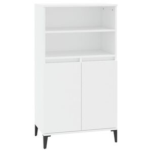 vidaXL Highboard White 60x36x110 cm Engineered Wood