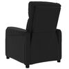 vidaXL Massage Chair Black Faux Leather
