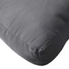 vidaXL Pallet Cushions 2 pcs Anthracite Fabric