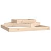 vidaXL Planter 112x112x27 cm Solid Wood Pine