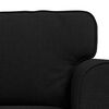 vidaXL Sofa 2 pcs Black 215 x 82 x 80 cm Fabric