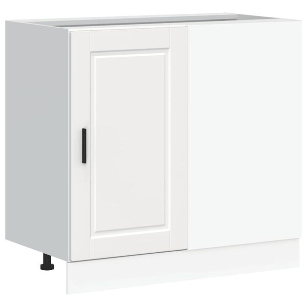vidaXL Kitchen Base Cabinet Porto White Engineered Wood