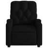 vidaXL Massage Recliner Chair Black Fabric