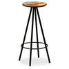 vidaXL Bar Stools 2 pcs Solid Reclaimed Wood