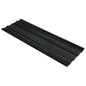 vidaXL Roof Panel 12 pcs Anthracite 129 x 45 cm Galvanised steel