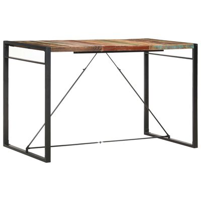 vidaXL Bar Table 180x90x110 cm Solid Reclaimed Wood