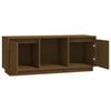 vidaXL TV Cabinet Honey Brown 110.5x35x44 cm Solid Wood Pine