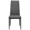 vidaXL Dining Chairs 4 pcs Light Grey Fabric