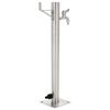 vidaXL Garden Water Column Stainless Steel Round 65 cm