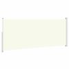 vidaXL Patio Retractable Side Awning 200x500 cm Cream