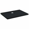 vidaXL Shower Base Tray with Dots 100 x 70 x 4 cm ABS Black