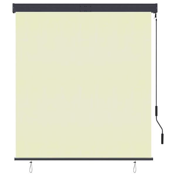 vidaXL Outdoor Roller Blind 140x250 cm Cream