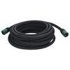 vidaXL Garden Soaker Hose Black 0.6" 10 m Rubber