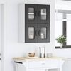 vidaXL Kitchen Cabinet with Storage Kalmar 2 pcs Black 60 x 31 x 40 cm