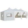 vidaXL Gazebo Fabric White 448 x 320 cm Polyester