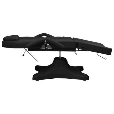 vidaXL Massage Table Black 180x62x(86.5-118) cm