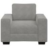 vidaXL Sofa Chair Light Grey 100x77x82 cm Velvet