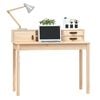 vidaXL Desk 110x50x93 cm Solid Wood Pine
