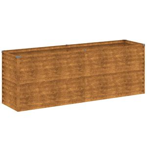 vidaXL Garden Raised Bed 196x50x69 cm Corten Steel
