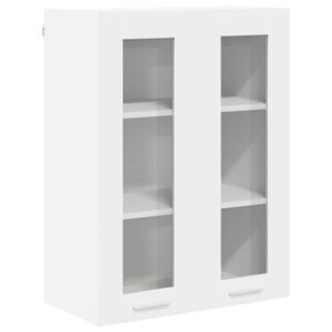 vidaXL Hanging Cabinet with Door White 60 x 31 x 80 cm Engineered Wood