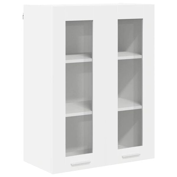 vidaXL Hanging Cabinet with Door White 60 x 31 x 80 cm Engineered Wood
