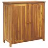 vidaXL Garden Cabinet with Shelf with Door Natural Solid Acacia Wood