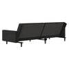 vidaXL 2-Seater Sofa Bed Black Velvet