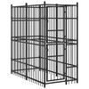 vidaXL Outdoor Dog Kennel Steel 1,84 m&sup2;