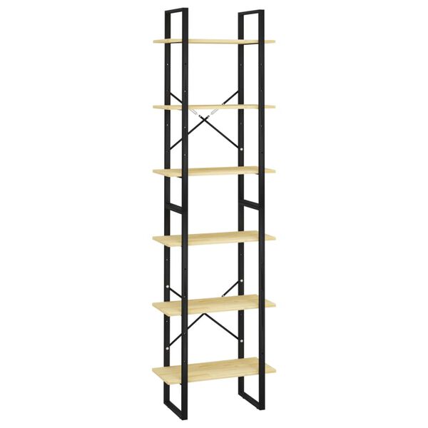 vidaXL Storage Shelf 60x30x210 cm Solid Wood Pine