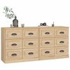 vidaXL Sideboards 2 pcs Sonoma Oak Engineered Wood