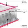 vidaXL Inflatable Gymnastics Mat with Pump 400x100x10 cm PVC Pink