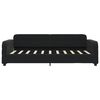 vidaXL Day Bed without Mattress Black 90x190 cm Velvet