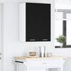 vidaXL Hanging Cabinet Black Oak 60 x 31 x 80 cm Engineered Wood