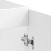 vidaXL Sink Base Cabinet "Porto" High Gloss White 80x46x81.5 cm Engineered Wood