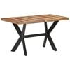 vidaXL Dining Table 140x70x75 cm Solid Wood with Honey Finish
