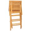 vidaXL Folding Chairs 6 pcs 56x63x90 cm Solid Wood Teak