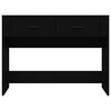 vidaXL Console Table Black 100x39x75 cm Engineered Wood