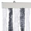 vidaXL Insect Curtain Grey and White 90x220 cm Chenille