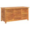 vidaXL Garden Storage Box with Louver 113x50x56 cm Solid Wood Acacia