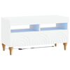vidaXL LED TV Cabinet White Engineered Wood