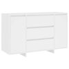 vidaXL Sideboard | White | Engineered wood | 120 x 41 x 75 cm | Doors