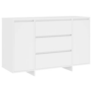 vidaXL Sideboard | White | Engineered wood | 120 x 41 x 75 cm | Doors