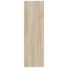 vidaXL Wall Shoe Cabinets 2 pcs Sonoma Oak 80x18x60cm Engineered Wood
