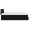 vidaXL Ottoman Bed with Mattress & LEDs Black Double Velvet