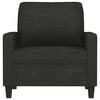 vidaXL Sofa Chair Black 60 cm Fabric