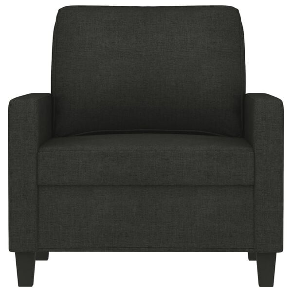 vidaXL Sofa Chair Black 60 cm Fabric