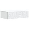 vidaXL Wall-Mounted Side Table White 59 x 34.5 x 17 cm Engineered Wood